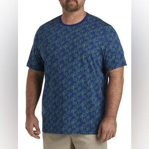 Harbor Bay Moisture-Wicking Palm Print T-Shirt DXL